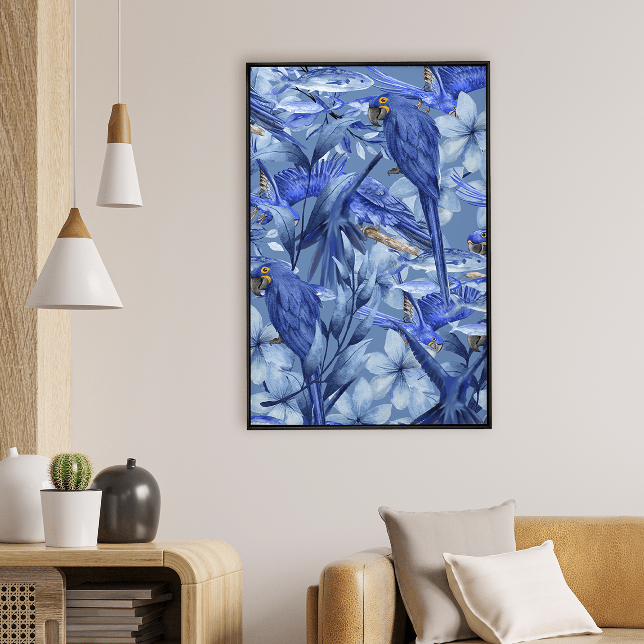 Quadro Decorativo Brasilidade Azul | Alimari