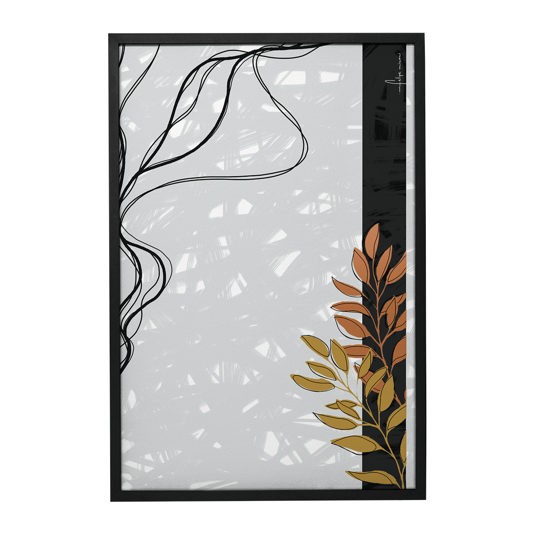 Quadro Decorativo Florescer em Meio ao Caos | Felipe Miconi