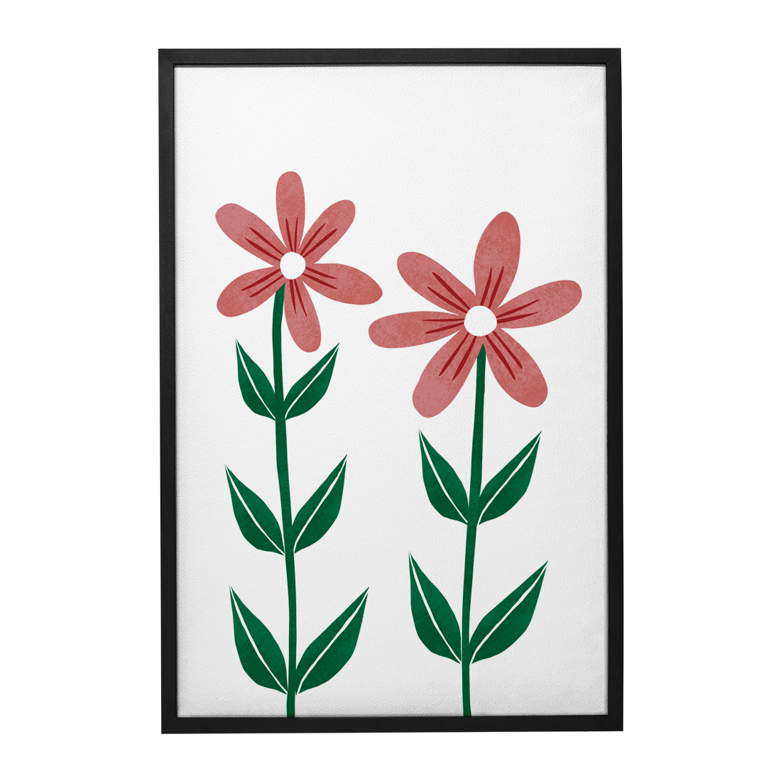 Quadro Decorativo Flores Vermelhas 3 | Rafa Harger