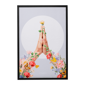 Quadro Decorativo Agradecer e Florescer | Larissa Grace