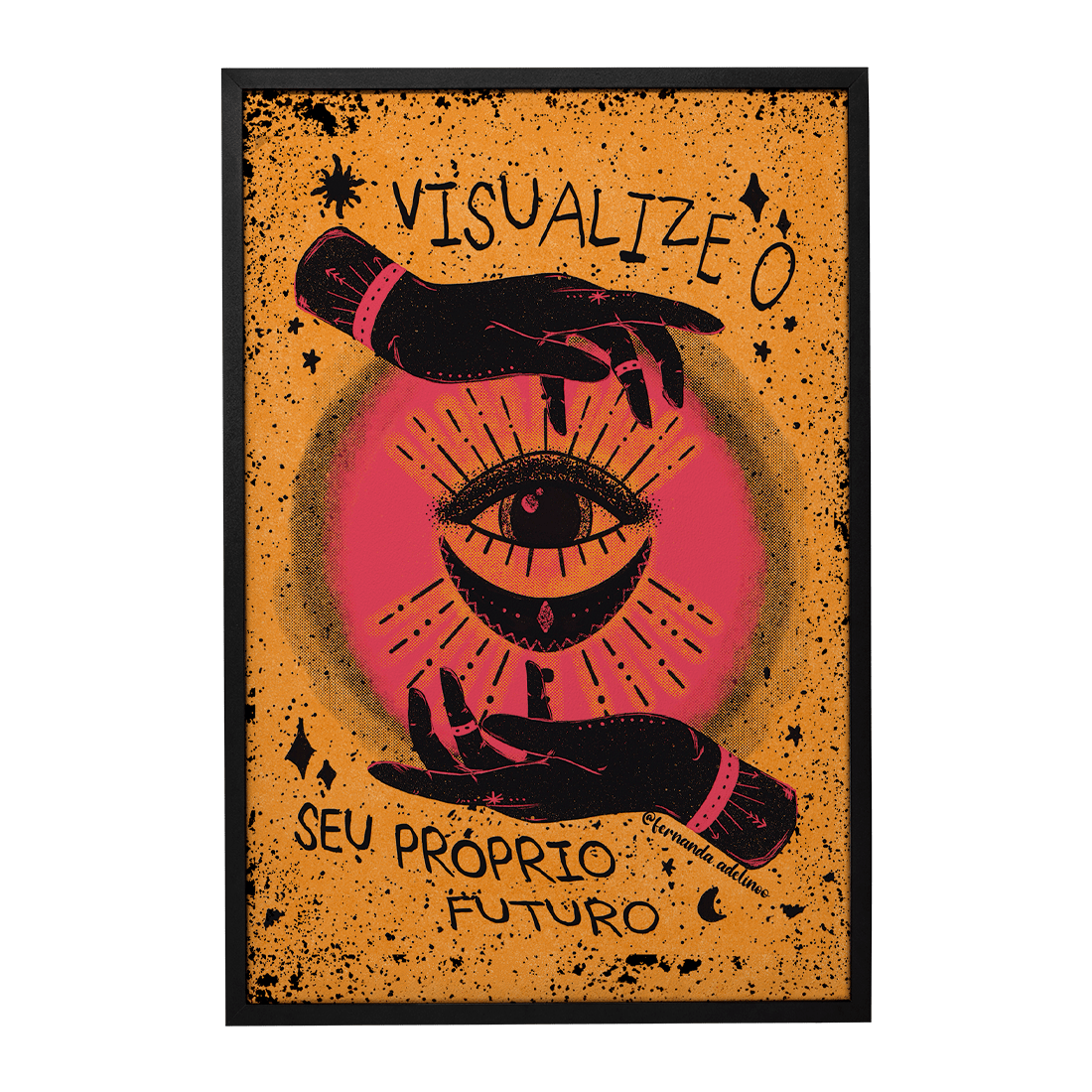 Quadro Decorativo Visualize Seu Futuro | Fernanda Adelino