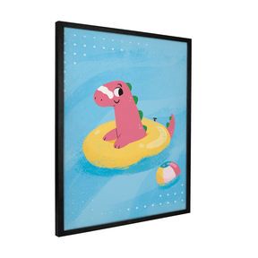 Quadro Decorativo Dino de Bóia | Luana Estela