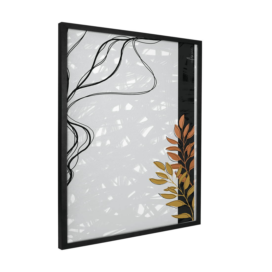 Quadro Decorativo Florescer em Meio ao Caos | Felipe Miconi