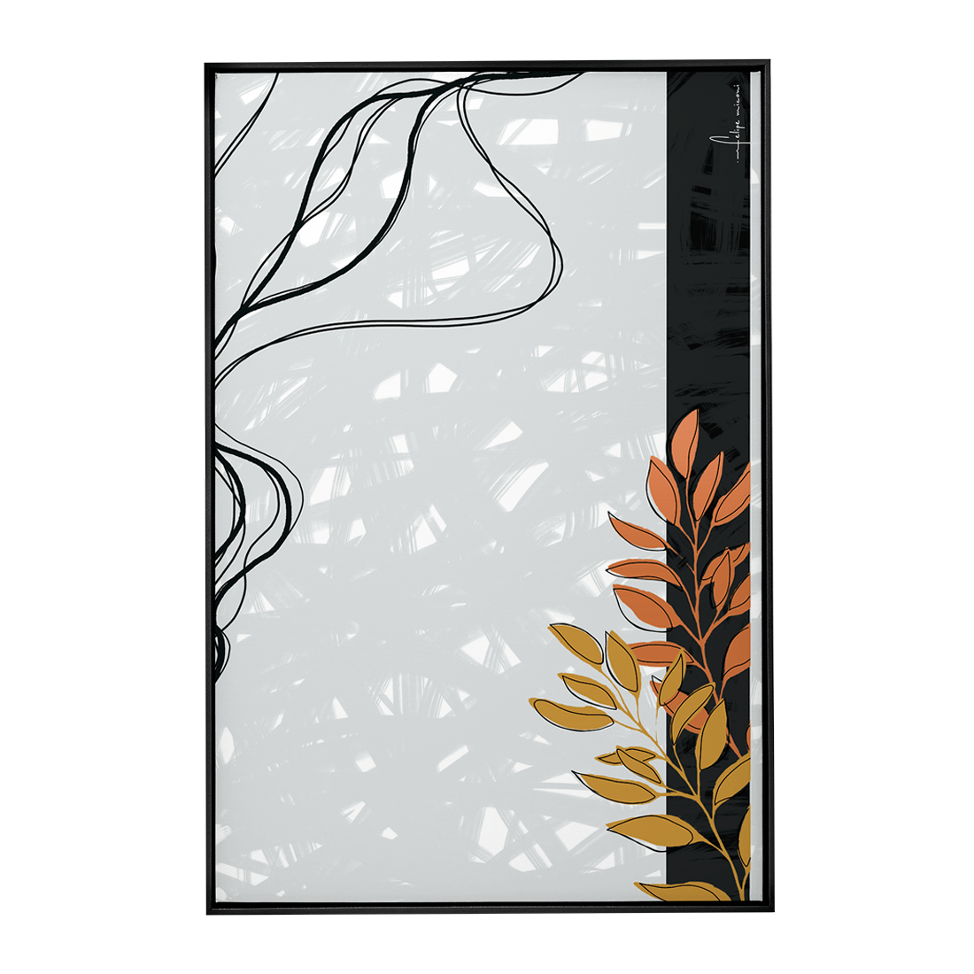 Quadro Decorativo Florescer em Meio ao Caos | Felipe Miconi