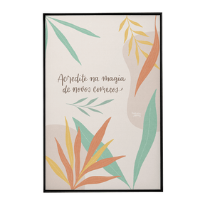 Quadro Decorativo Novos Começos | Nathalia Piovezan