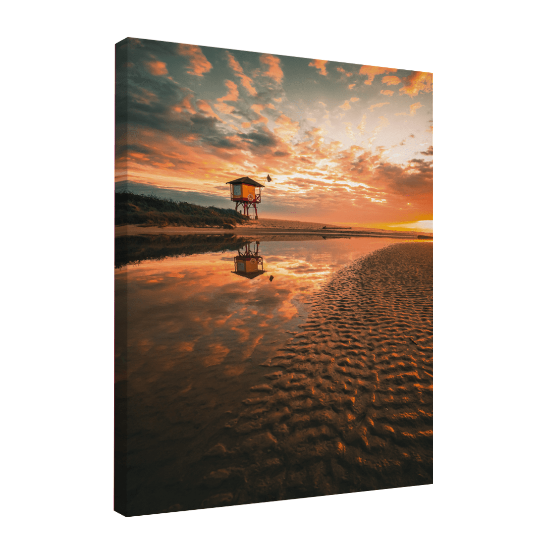 Quadro Decorativo Nascer do Sol na Praia | Samuel Pereira