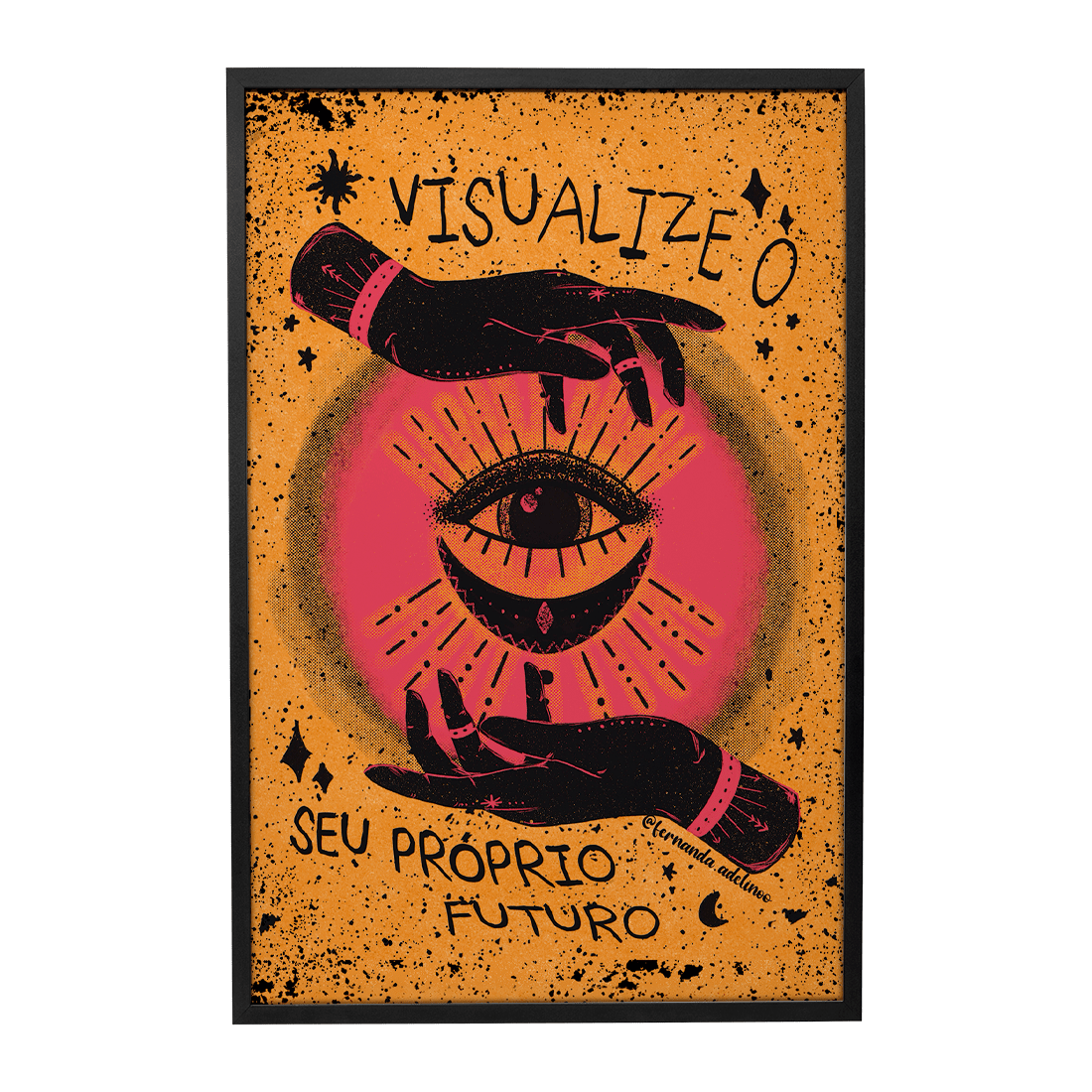 Quadro Decorativo Visualize Seu Futuro | Fernanda Adelino