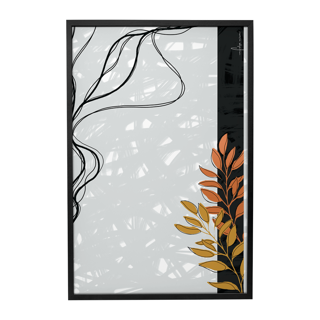 Quadro Decorativo Florescer em Meio ao Caos | Felipe Miconi