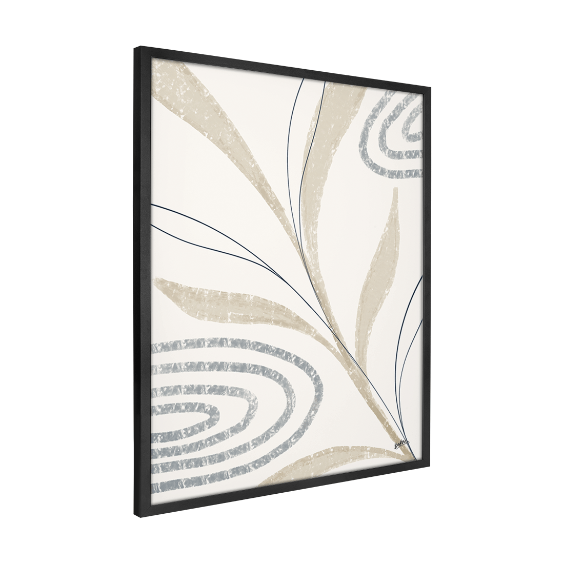 Quadro Decorativo Arcos Azul | BiBox