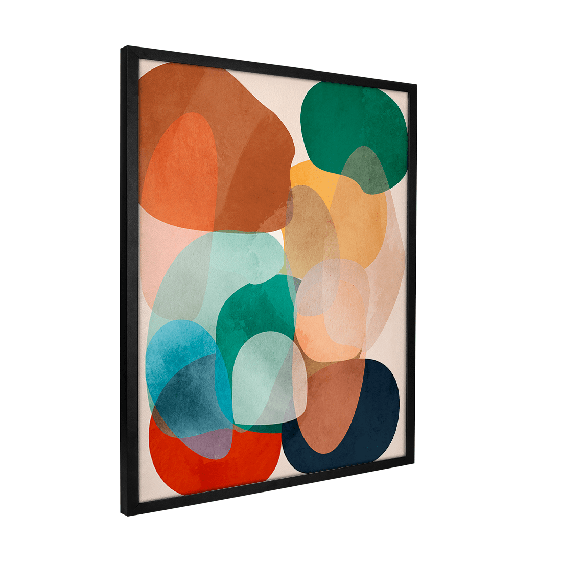 Quadro Decorativo Abstrato Orgânico 3 | Ana Paula Rius - Meu Rodapé