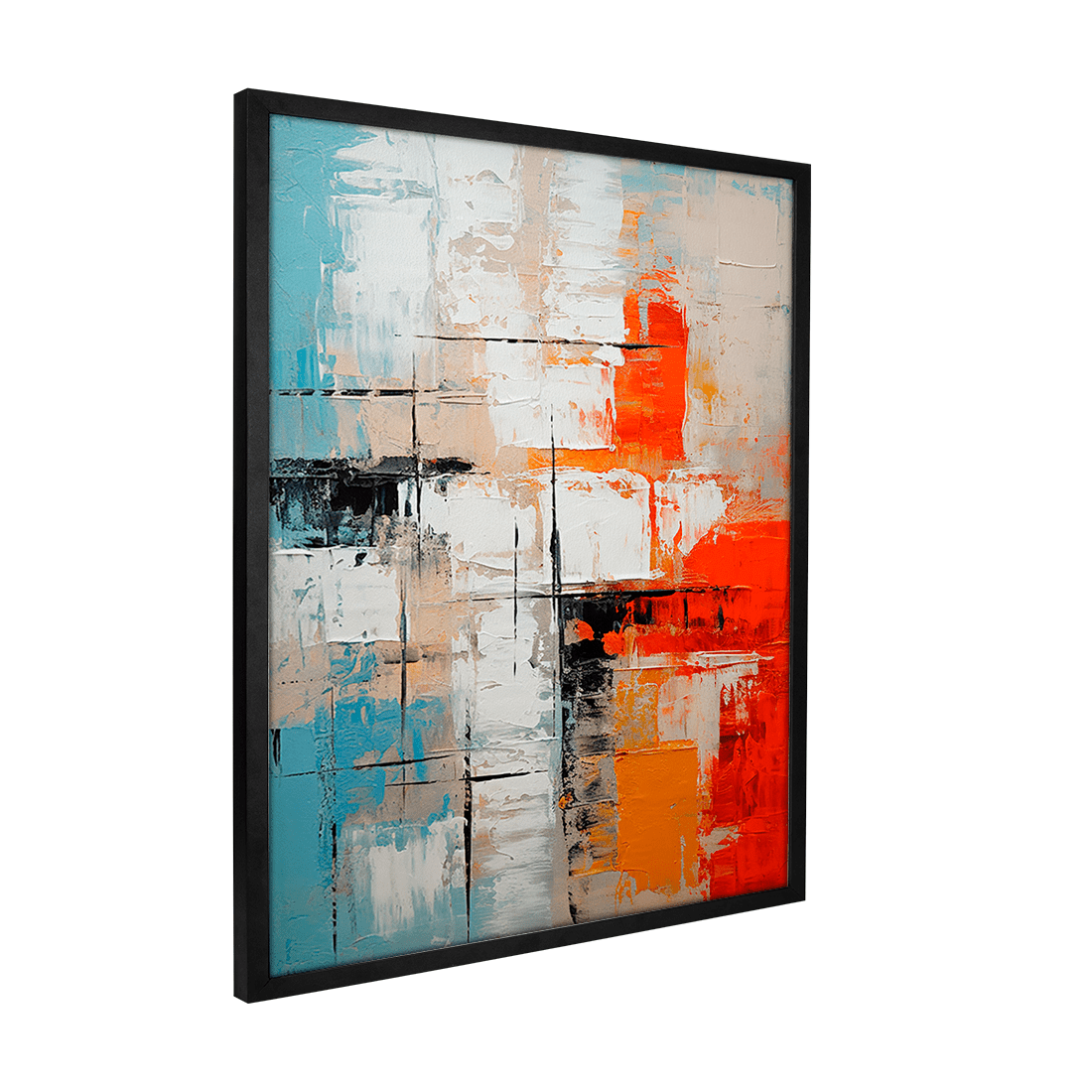 Quadro Decorativo Abstrato Wabi - Sabi 1 | Uillian Rius - Meu Rodapé