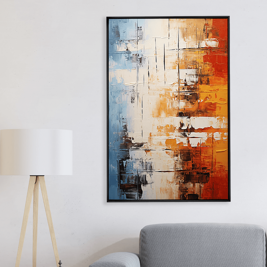 Quadro Decorativo Abstrato Wabi - Sabi 2 | Uillian Rius - Meu Rodapé