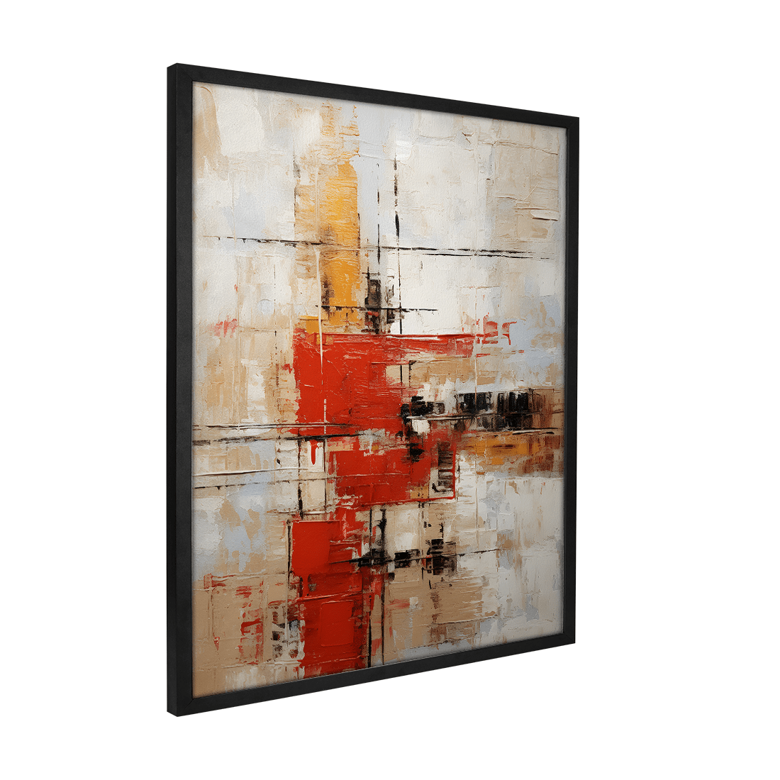 Quadro Decorativo Abstrato Wabi - Sabi 4 | Uillian Rius - Meu Rodapé