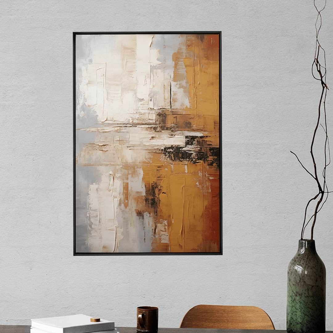 Quadro Decorativo Abstrato Wabi - Sabi 5 | Uillian Rius - Meu Rodapé