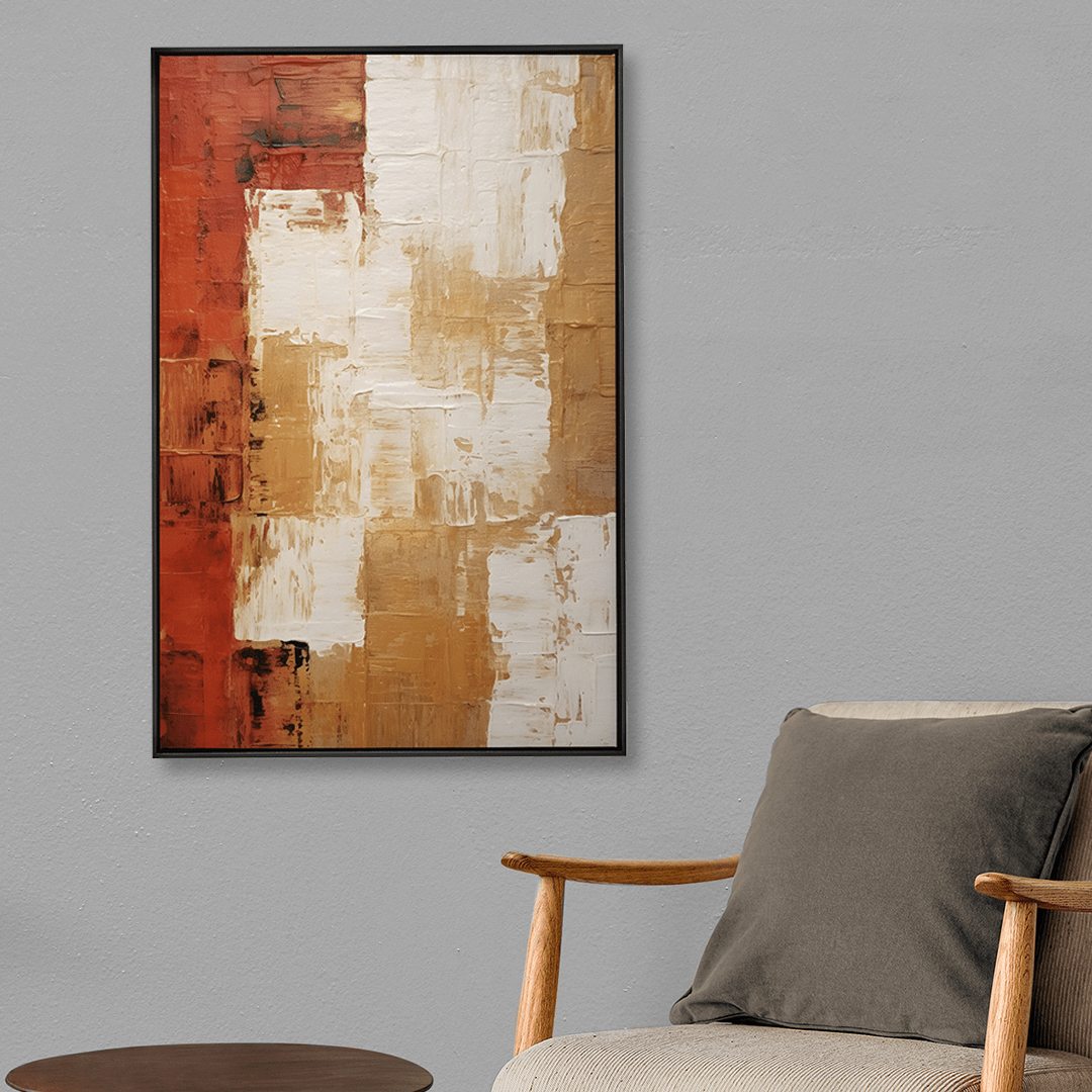 Quadro Decorativo Abstrato Wabi - Sabi 8 | Uillian Rius - Meu Rodapé