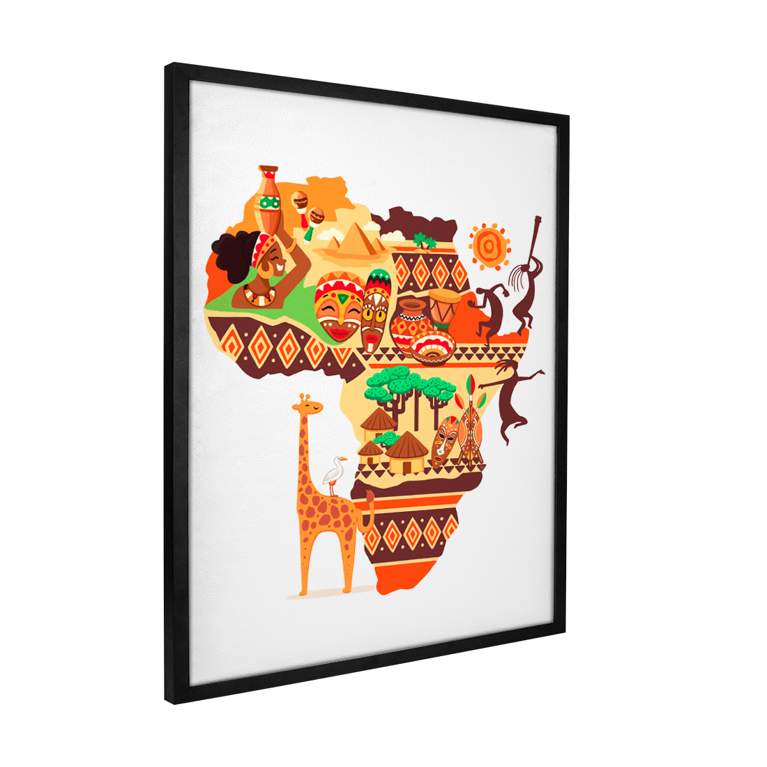 Quadro Decorativo África | Diogo Ladeira - Meu Rodapé