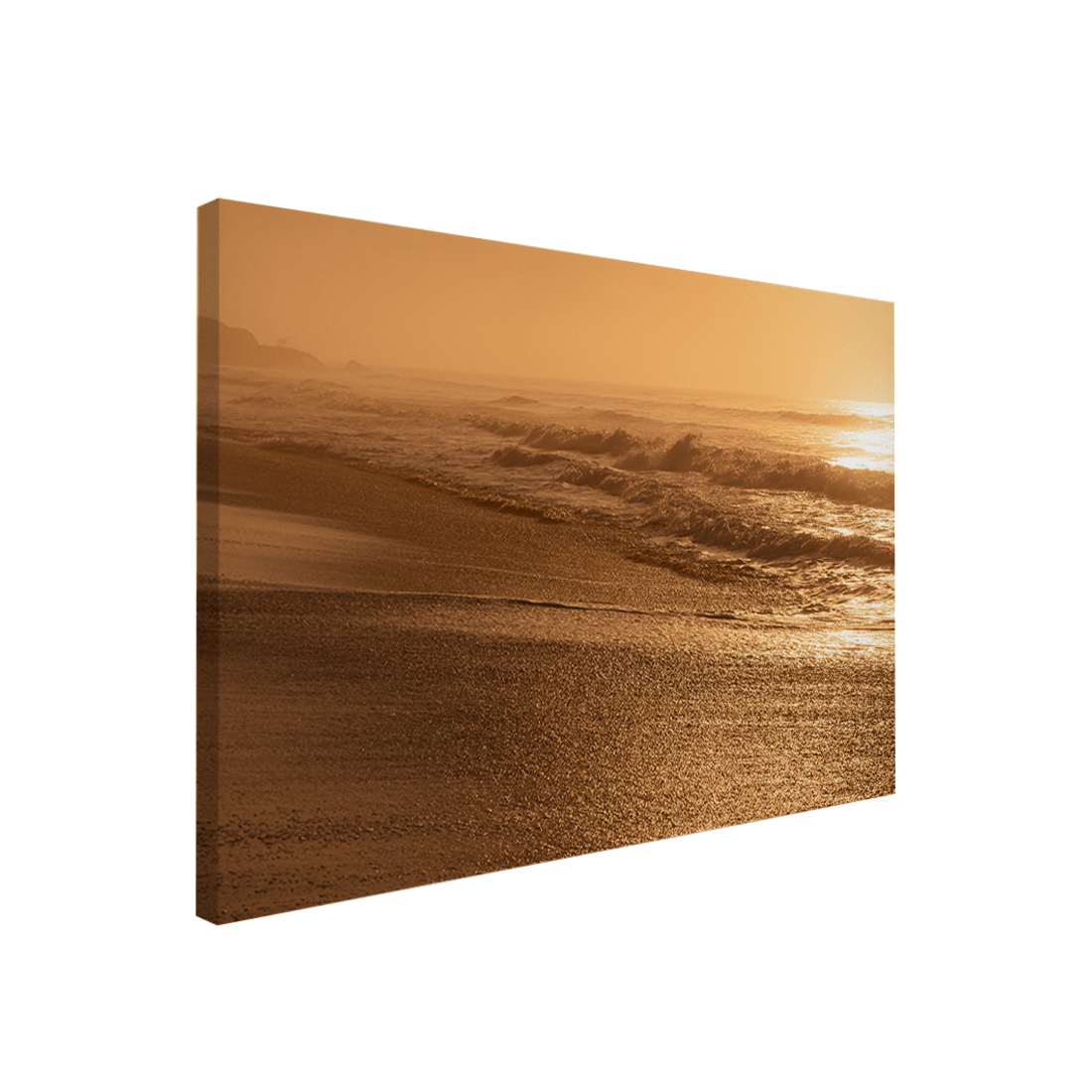 Quadro Decorativo Amanhecer Dourado - Grumari | Fagner Martins - Meu Rodapé