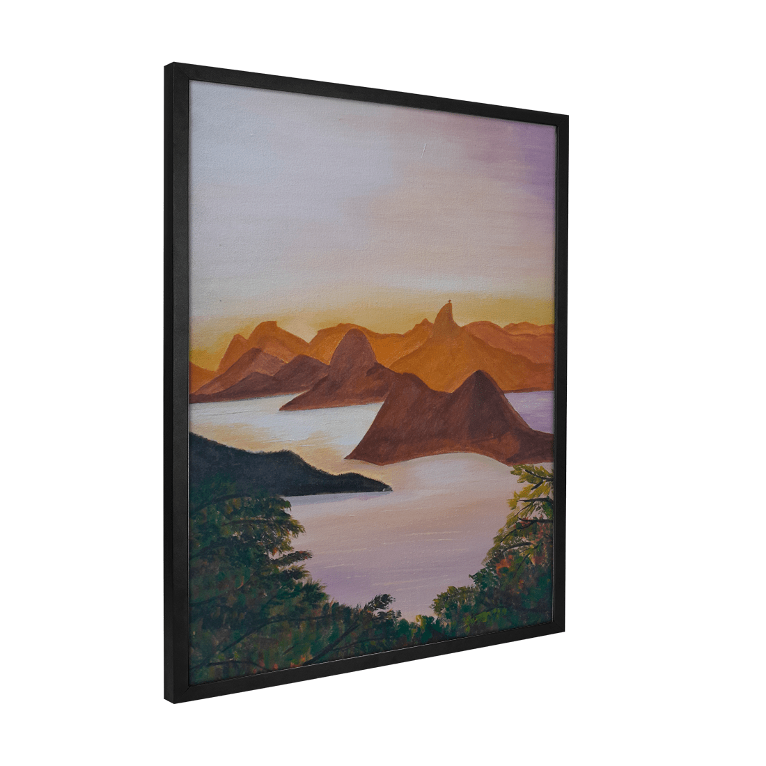 Quadro Decorativo Amanhecer | Selma Rodrigues - Meu Rodapé