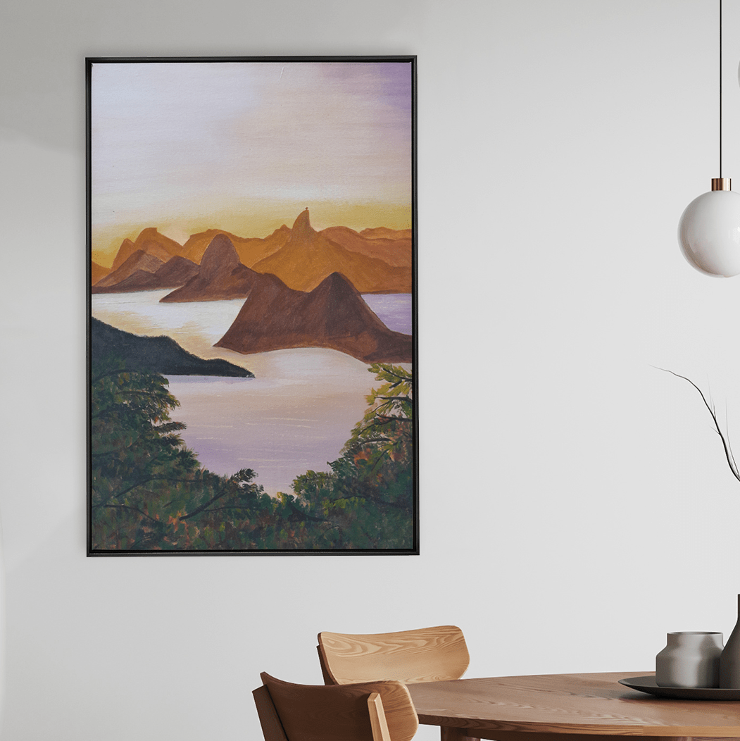 Quadro Decorativo Amanhecer | Selma Rodrigues - Meu Rodapé