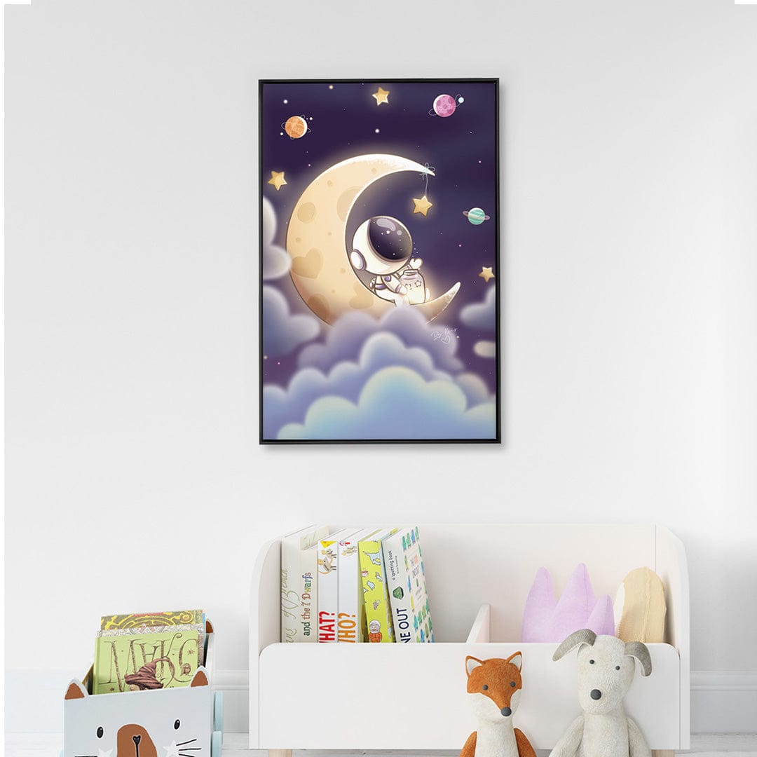 Quadro Decorativo Astronauta | Uau Kifofo - Meu Rodapé