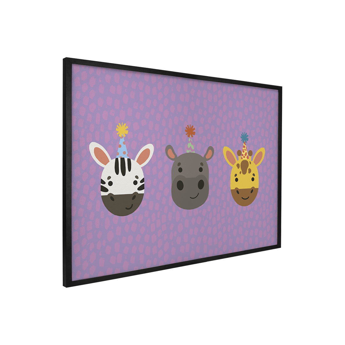 Quadro Decorativo Bichinos Fofinhos Aniversário | Luana Estela - Meu Rodapé