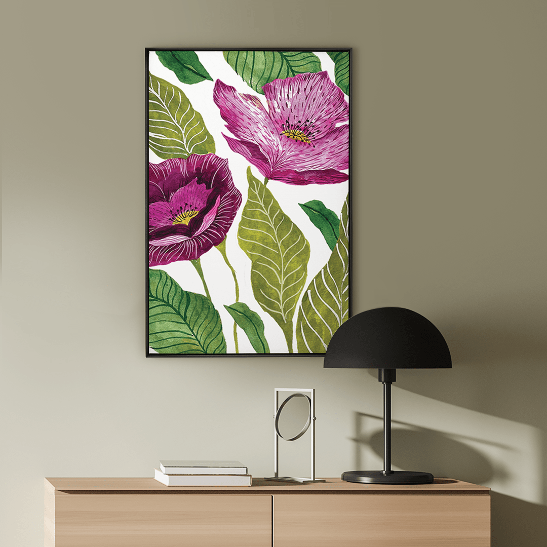 Quadro Decorativo Botânica Pink | Camila Lemos - Meu Rodapé