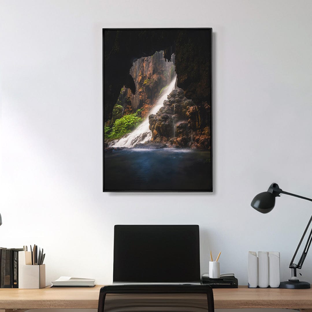 Quadro Decorativo Cachoeira | Mundo sem Muros - Meu Rodapé