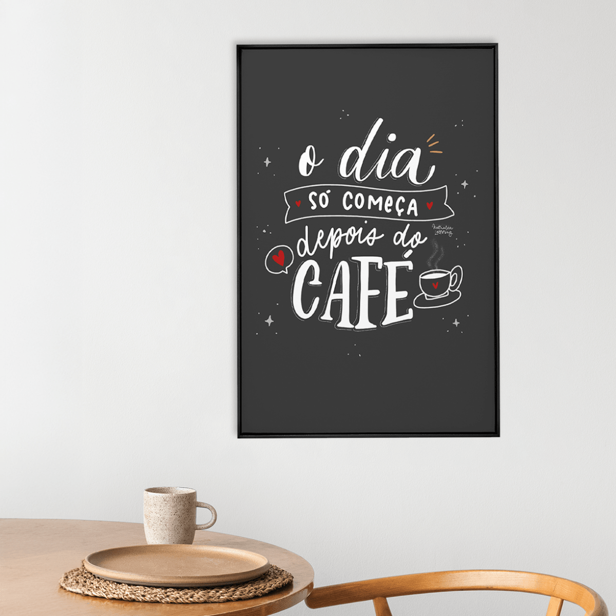 Quadro Decorativo Café | Nathalia Piovezan - Meu Rodapé