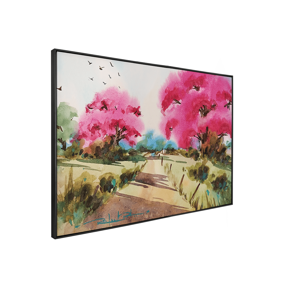 Quadro Decorativo Caminho da Flores | Rafael Pita - Meu Rodapé