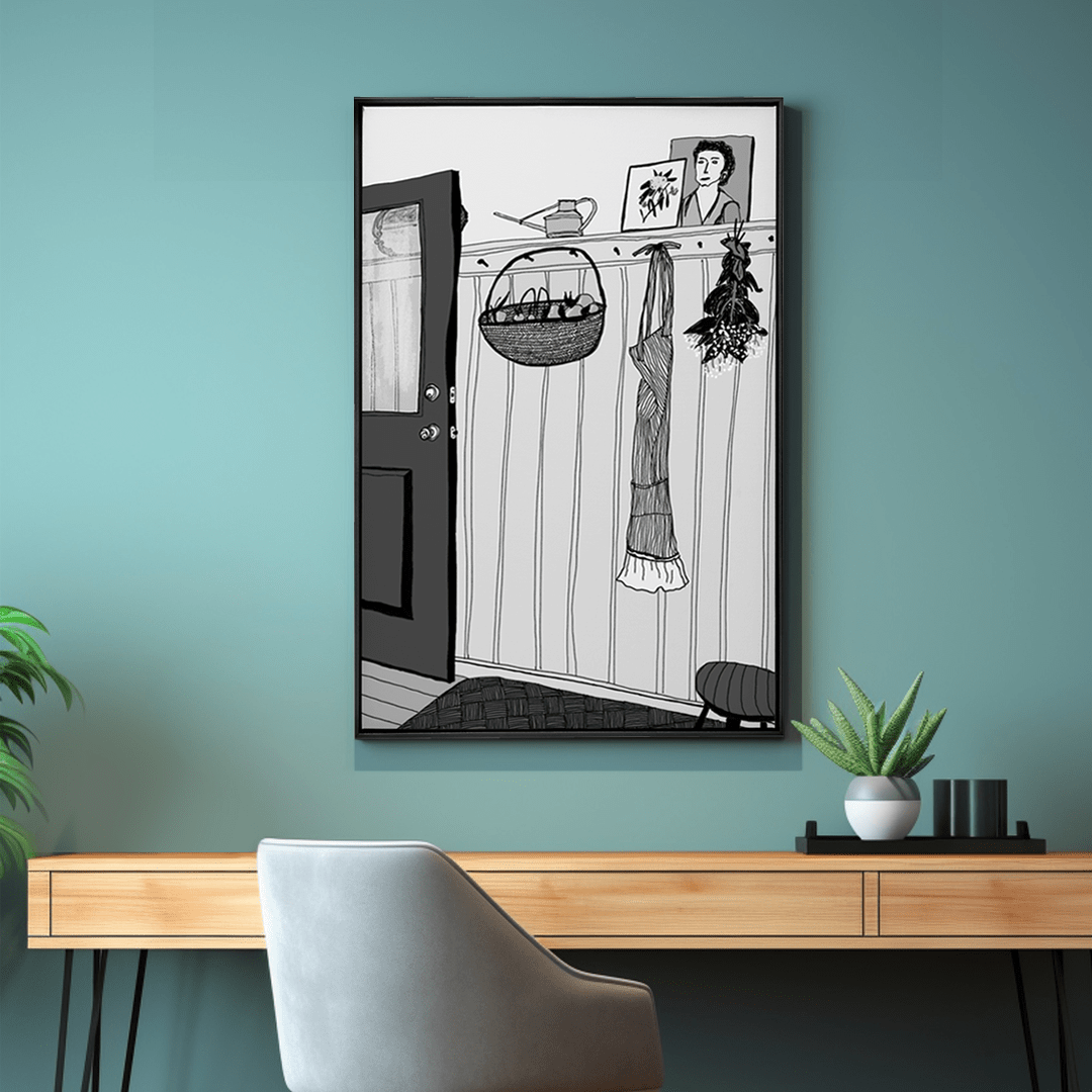 Quadro Decorativo Casa de Vó | Jungo - Meu Rodapé