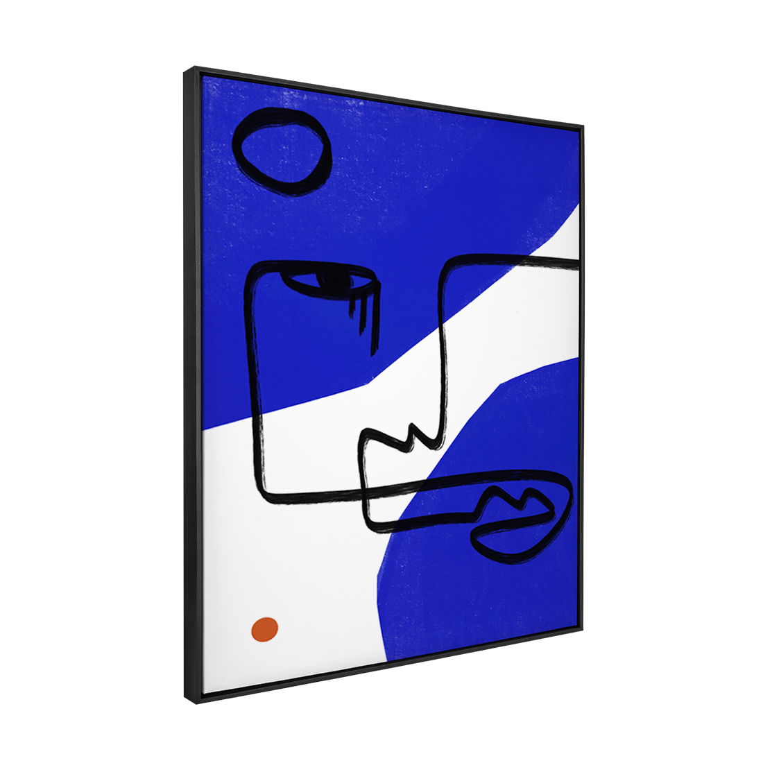 Quadro Decorativo Dor Azul | Daniel Ribeiro - Meu Rodapé