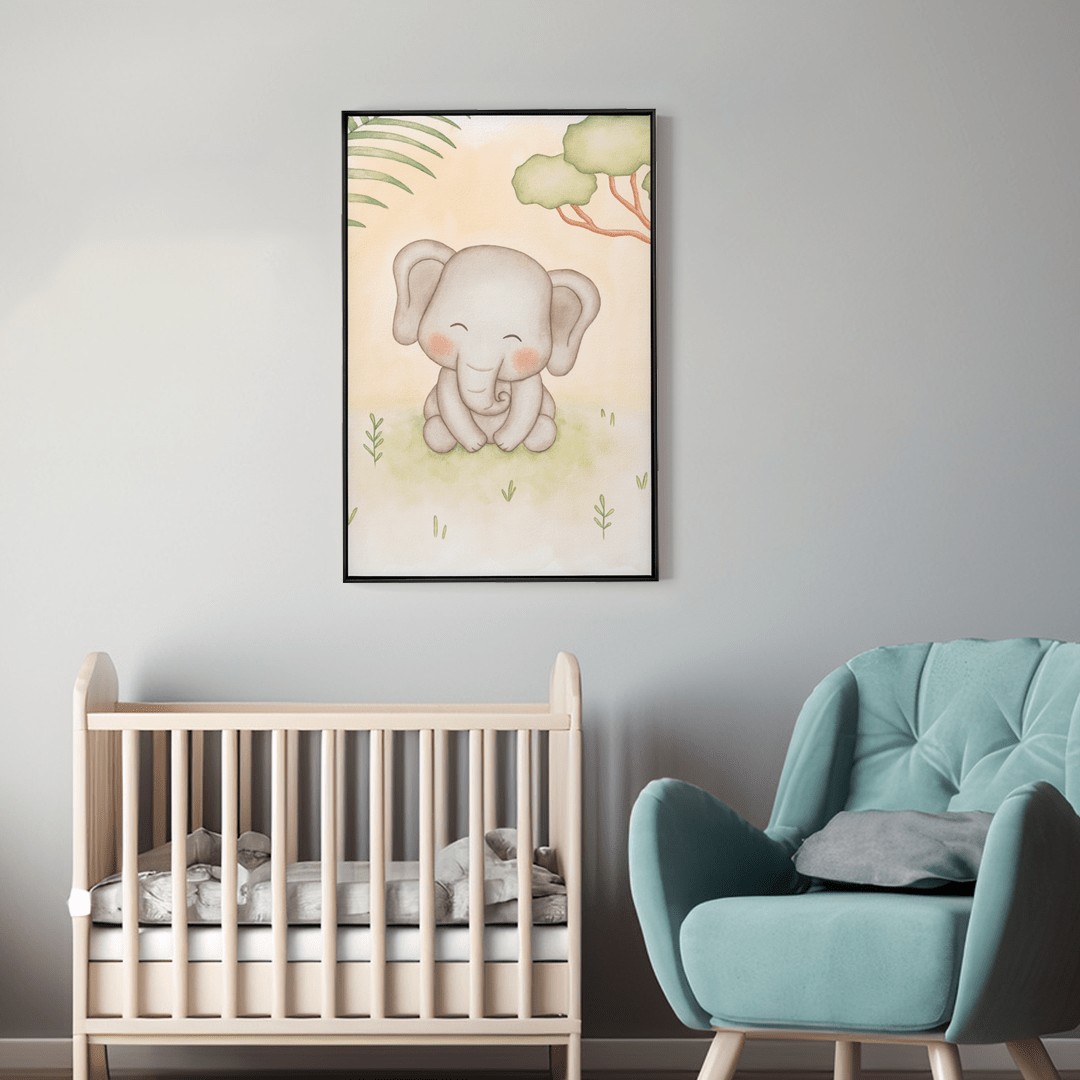 Quadro Decorativo Elefante | Daiane Barbosa - Meu Rodapé