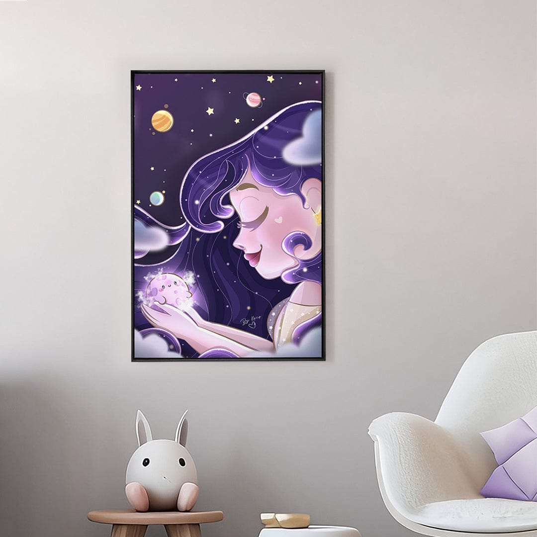 Quadro Decorativo Espaço | Uau Kifofo - Meu Rodapé