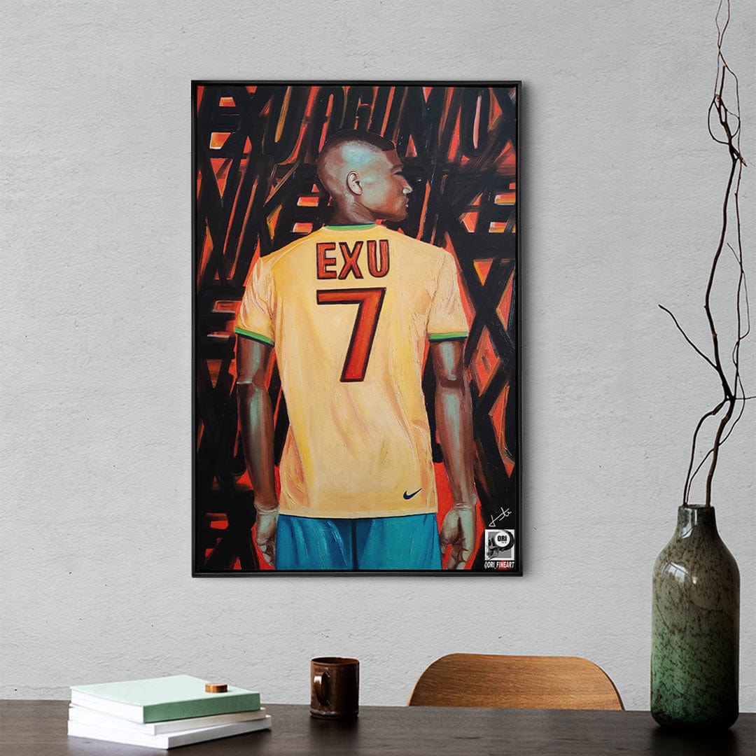 Quadro Decorativo Exu | Orilab - Meu Rodapé