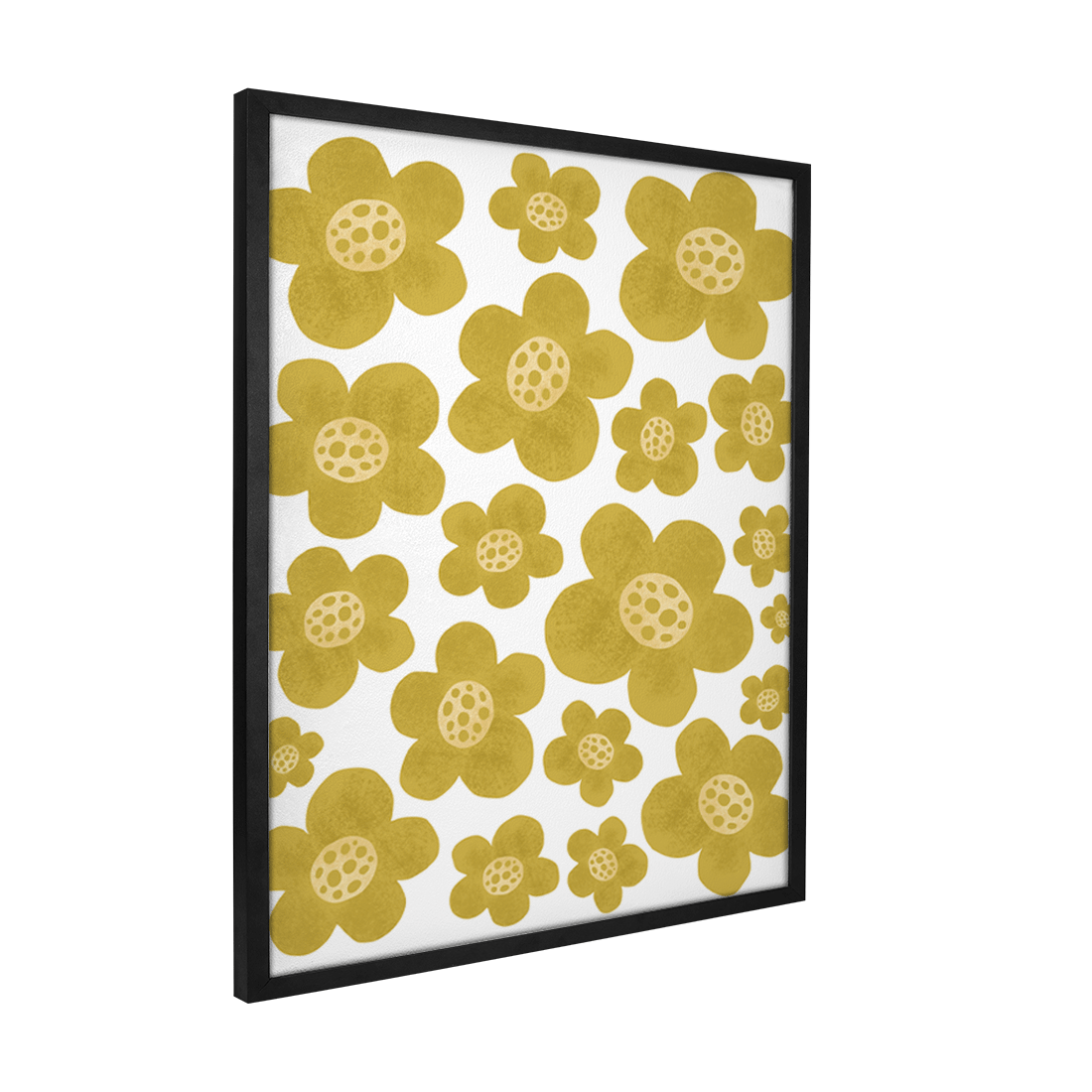 Quadro Decorativo Flores Amarelas 1 | Rafa Harger - Meu Rodapé