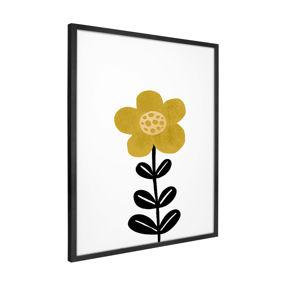 Quadro Decorativo Flores Amarelas 3 | Rafa Harger - Meu Rodapé