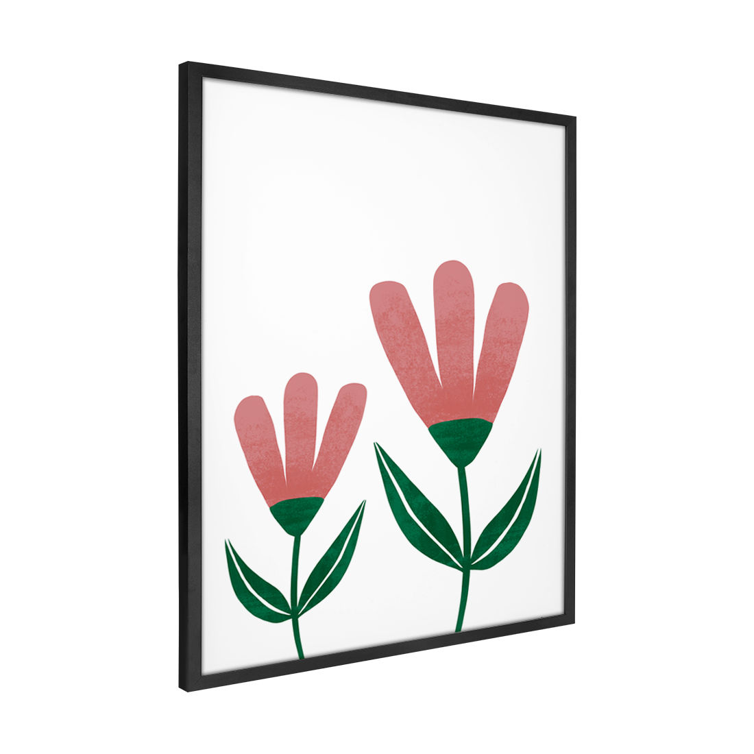 Quadro Decorativo Flores Vermelhas 2 | Rafa Harger - Meu Rodapé