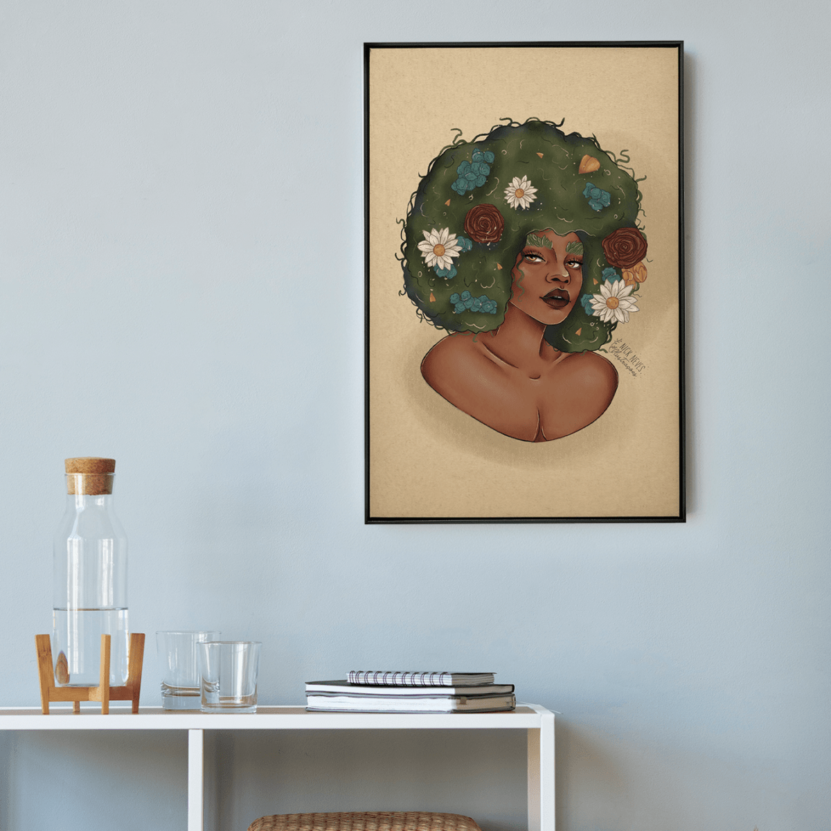 Quadro Decorativo Florescer | Nicole Neves - Meu Rodapé