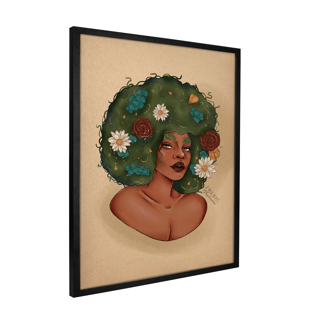 Quadro Decorativo Florescer | Nicole Neves - Meu Rodapé