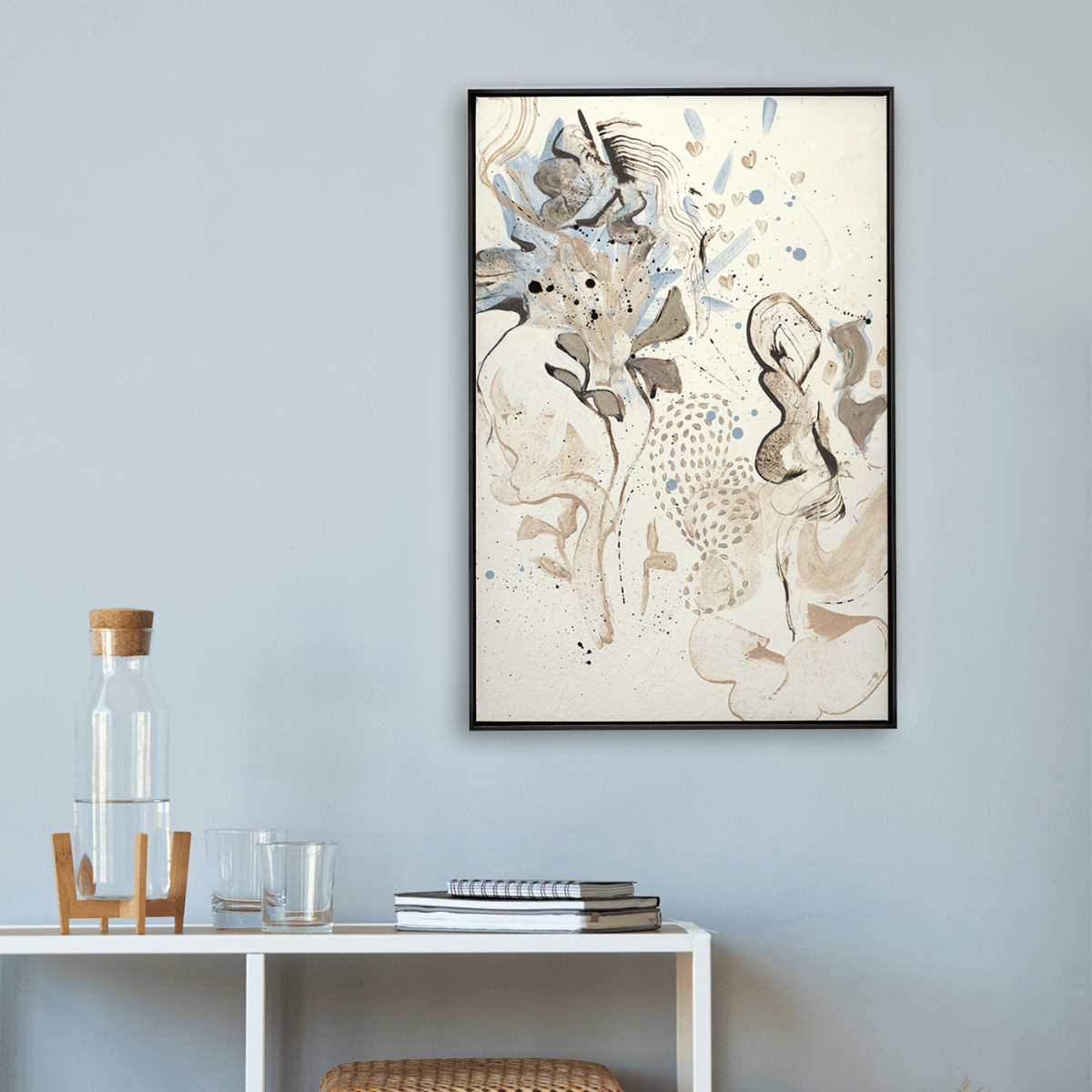 Quadro Decorativo Fluir 5 | Jéfi Zavarize - Meu Rodapé