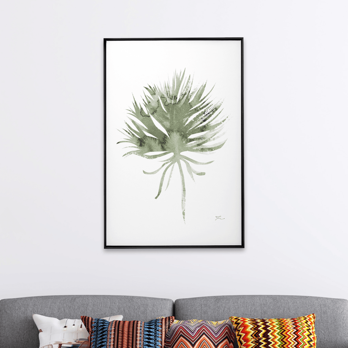 Quadro Decorativo Folha Tropical | Thaís Mota - Meu Rodapé