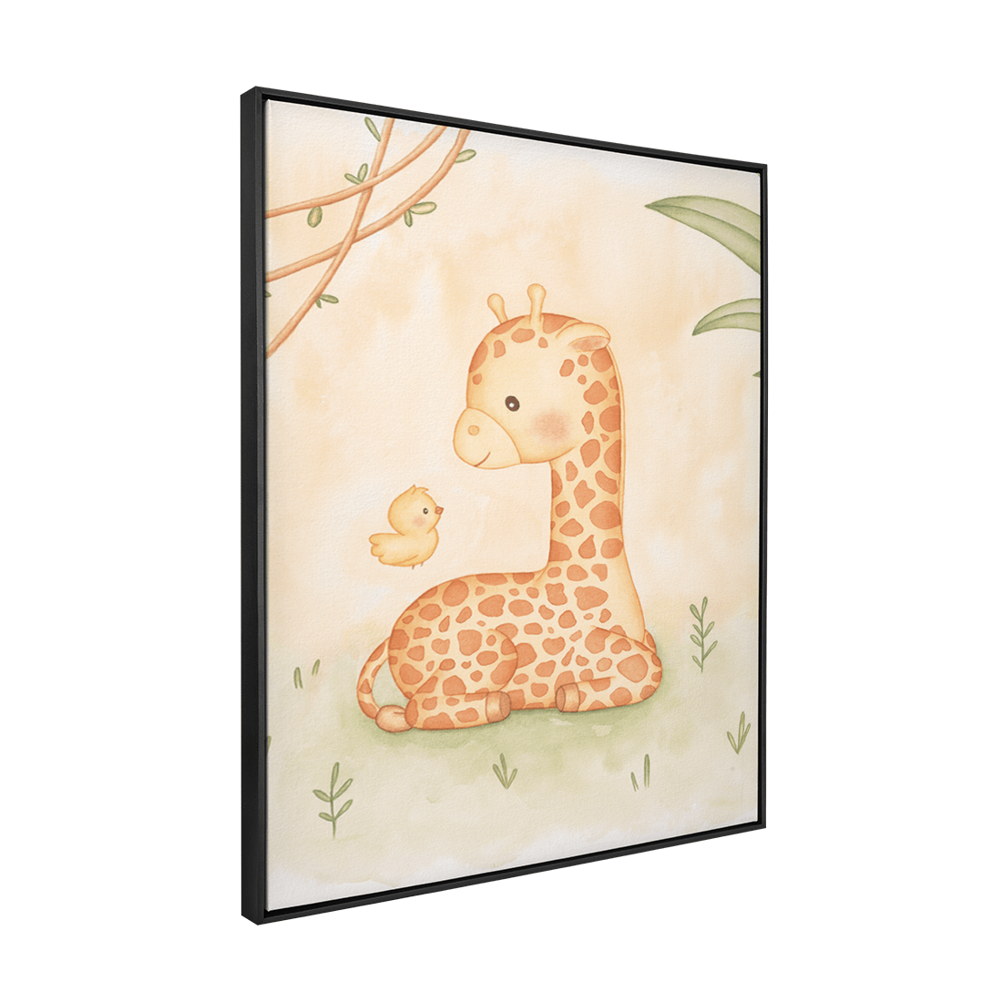 Quadro Decorativo Girafa | Daiane Barbosa - Meu Rodapé