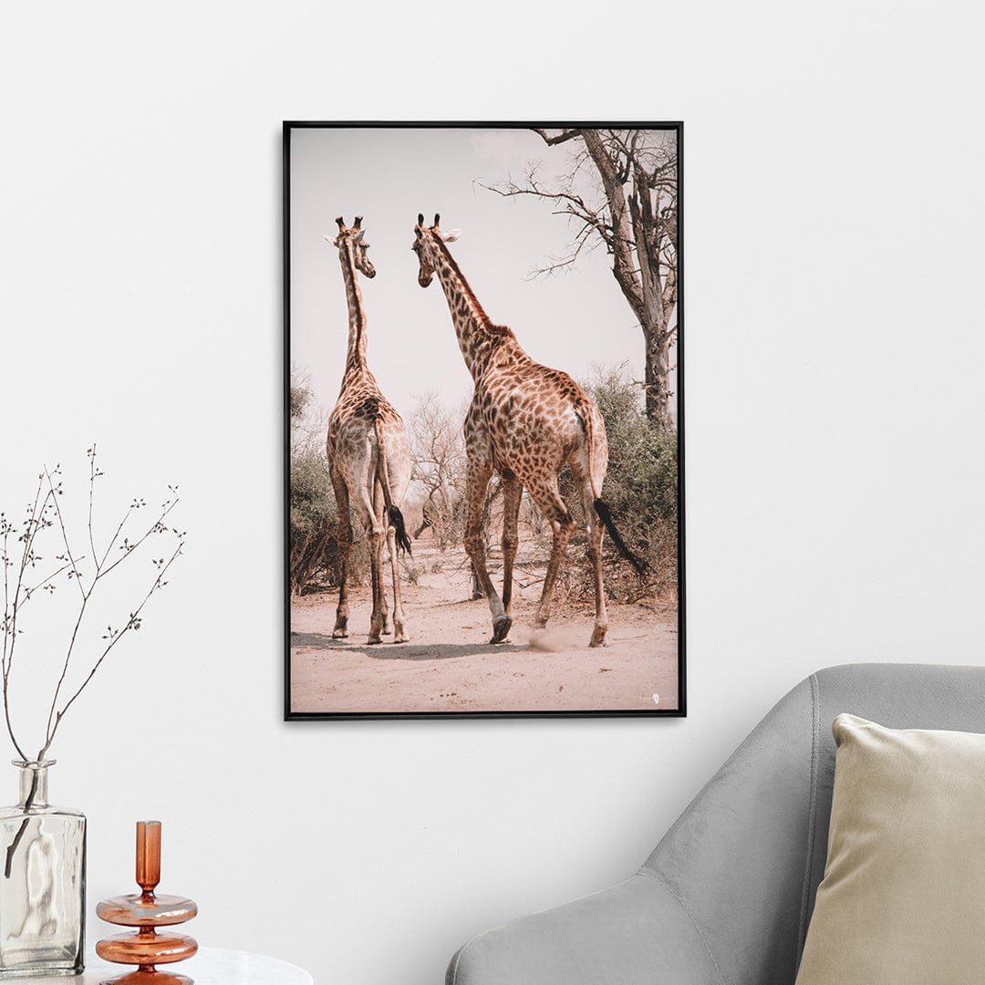 Quadro Decorativo Girafas África | Patricia Schussel Gomes - Meu Rodapé