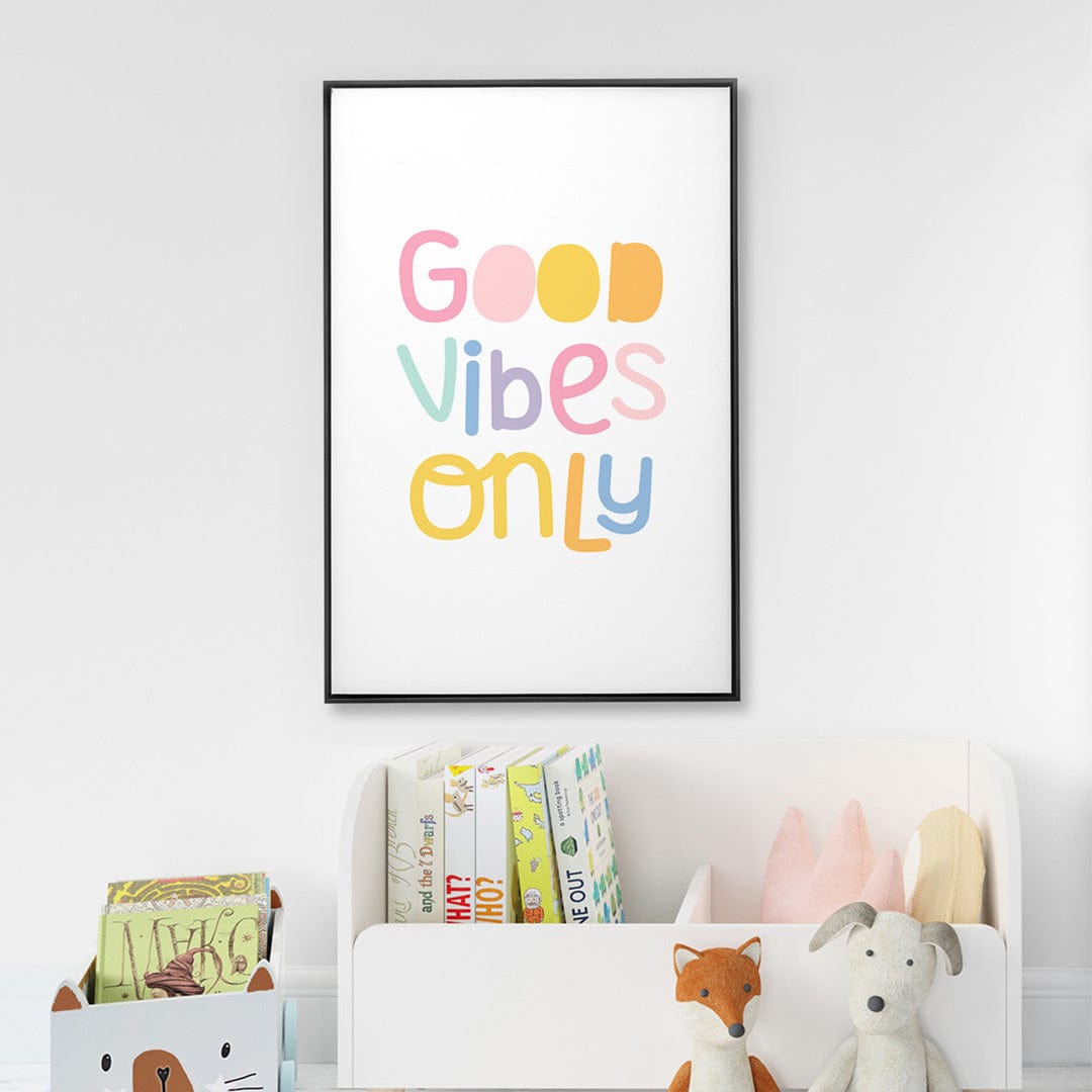 Quadro Decorativo Good Vibes | Aline Gomes Gonçalves - Meu Rodapé