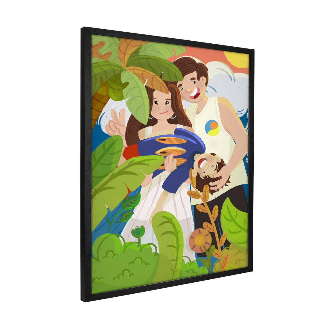 Quadro Decorativo Hawaii | Rafaela Maia - Meu Rodapé