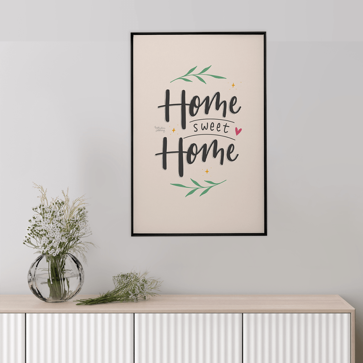 Quadro Decorativo Home | Nathalia Piovezan - Meu Rodapé