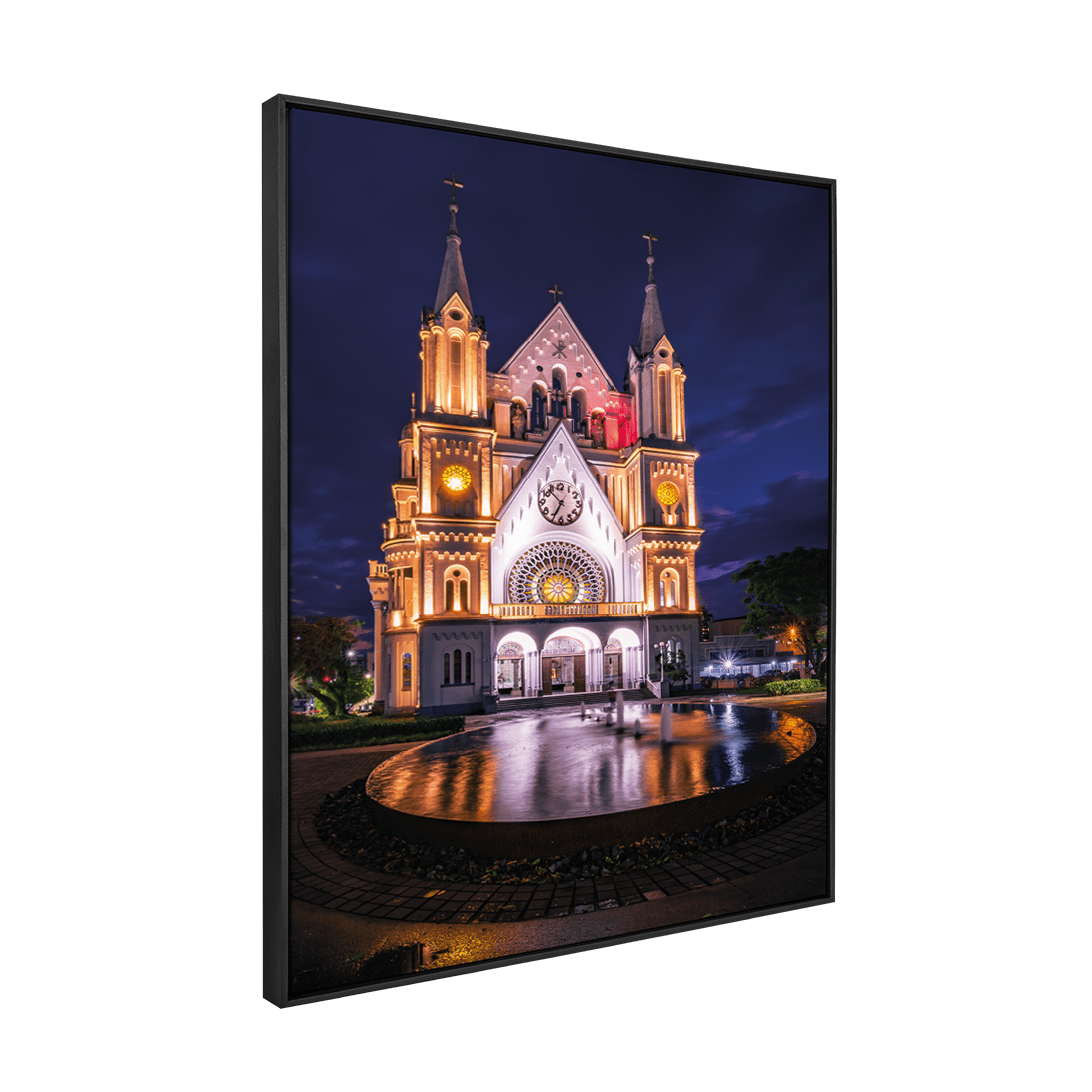 Quadro Decorativo Igreja Matriz Itajaí | Samuel Pereira - Meu Rodapé