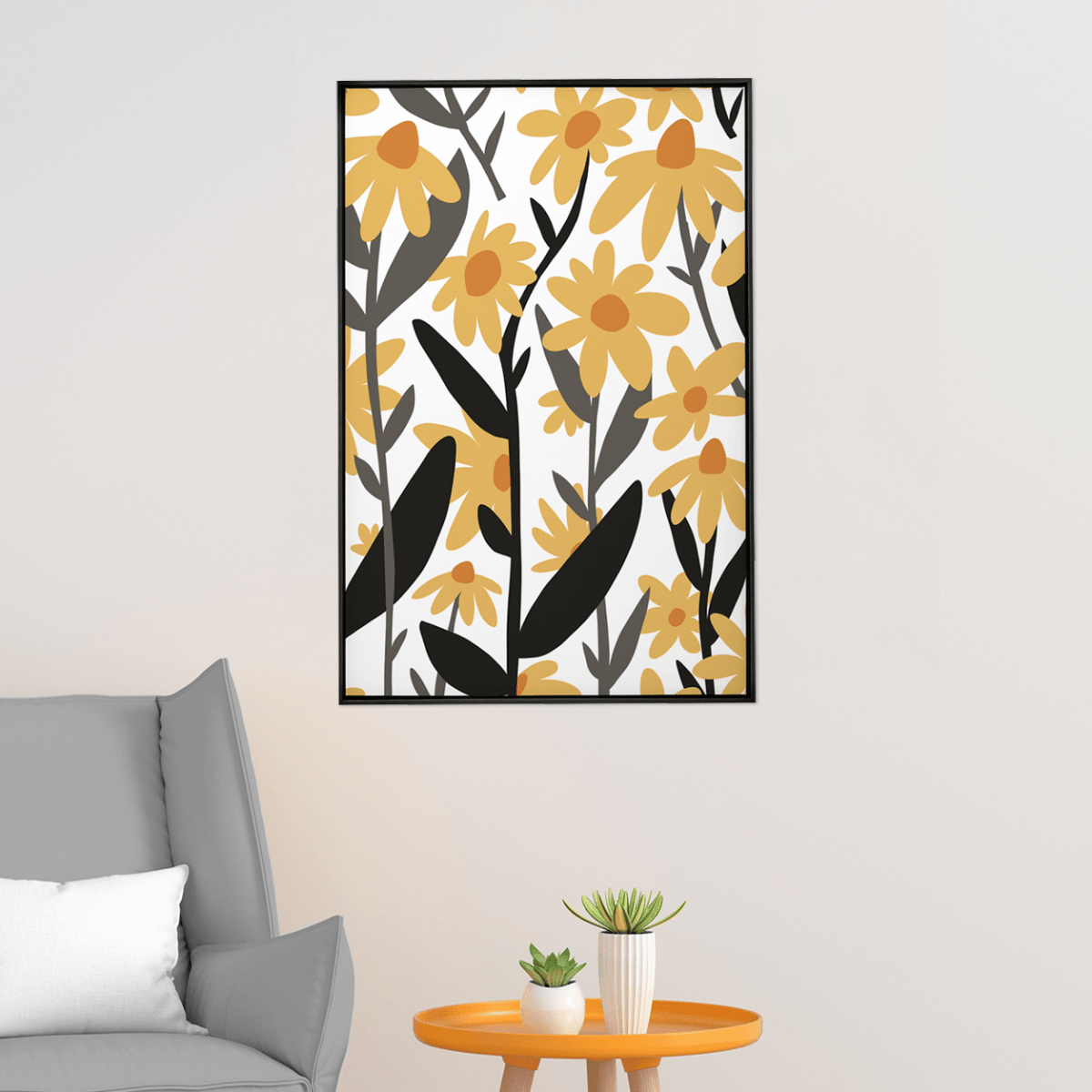 Quadro Decorativo Jardim 1 | Rafa Harger - Meu Rodapé