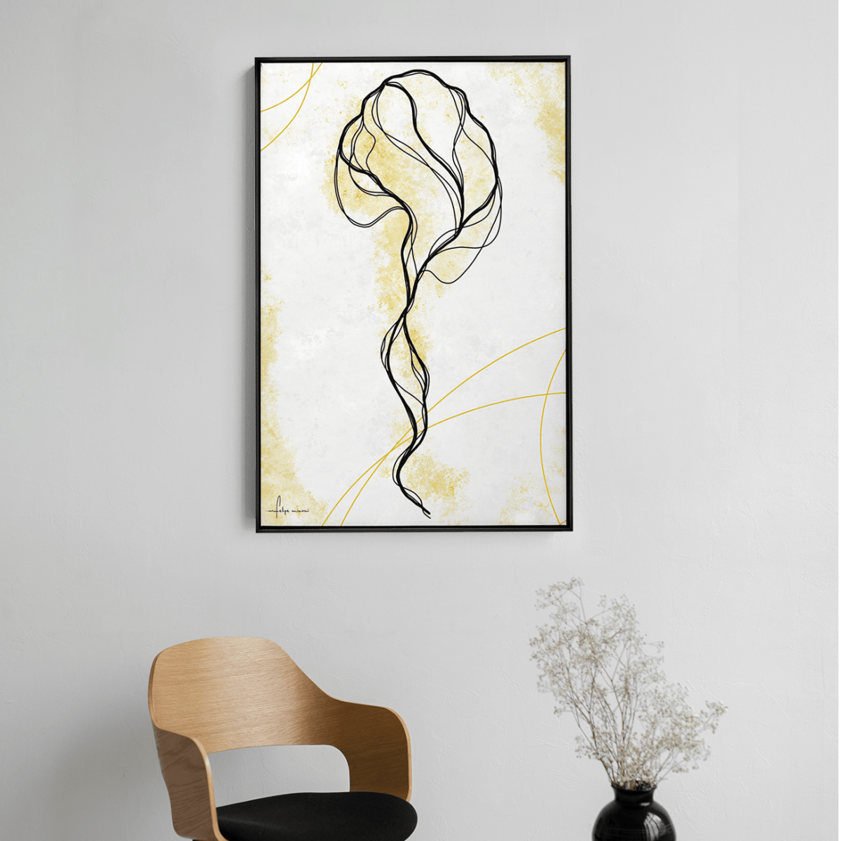 Quadro Decorativo Jellyfish | Felipe Miconi - Meu Rodapé