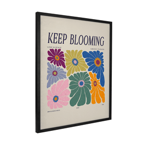 Quadro Decorativo Keep Blooming | Mayara Soares - Meu Rodapé